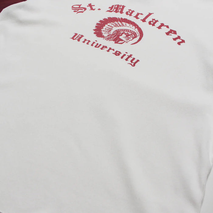 ST. MACLAREN UNIV. BASEBALL TEE ベースボール Tシャツ