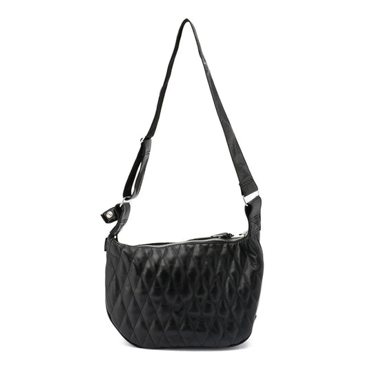 PADDED BANANA BAG/バナナバッグ:ブラック×シルバー