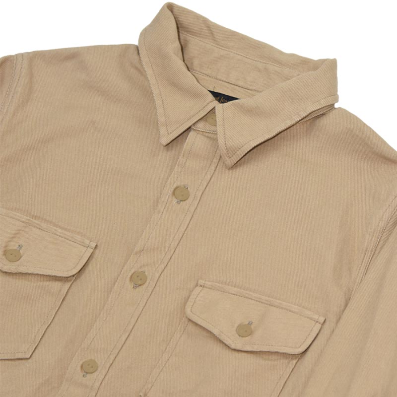 フルカウント 4079-1 Cotton Wool CPO Shirts コットン ウール シャツ Beige メンズ