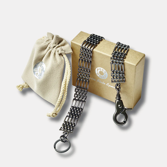 POST O'ALLS (ポストオーバーオールズ) #3912-PK3 POST Key Chain #3 : brass flat black