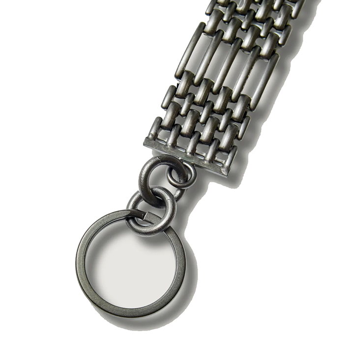 POST O'ALLS (ポストオーバーオールズ) #3912-PK3 POST Key Chain #3 : brass flat black