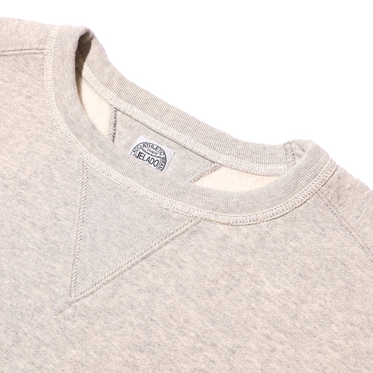 ジェラード AB82251S JELADO Champs Sweat Shirt ソルトアンドペッパー メンズ フリーダムスリーブスウェット