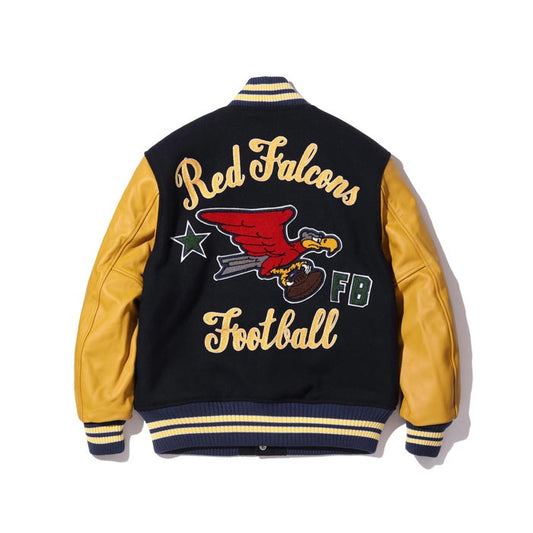ホワイツビル Lot No. WV15386-128 30oz. WOOL MELTON AWARD JACKET “RED FALCONS” メンズ スタジャン アウター ウール メルトン アワード ジャケット レッドファルコンズ カスタム