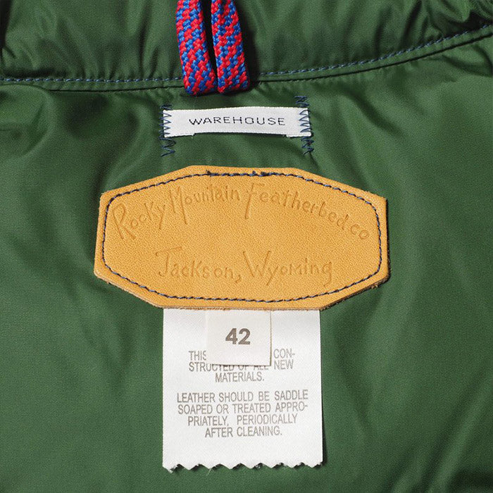 ウエアハウス WHJA-23SU005 290-232-54 Lot 2200 ROCKY MOUNTAIN × WAREHOUSE CHAMBRAY DOWN VEST シャンブレー ダウンベスト サックス メンズ