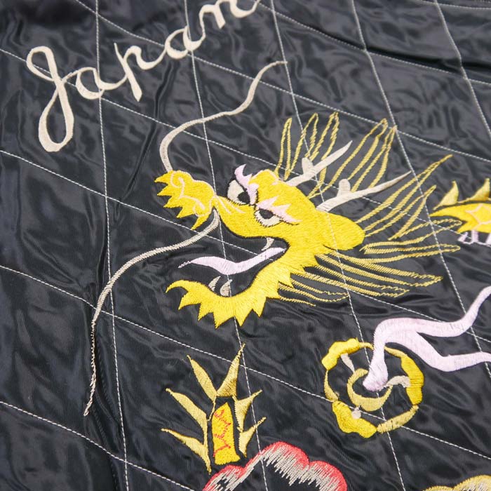 テーラー東洋 Lot No. TT15392-175 Mid 1950s Style Velveteen Souvenir Jacket “LANDSCAPE” × “DRAGON” パープル メンズ スカジャン スーベニアジャケット 別珍 ドラゴン