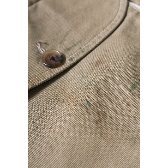 バウワウ BW2302-WJ WARDEN JACKET KHAKI AGEING ワーデンジャケット カーキ メンズ