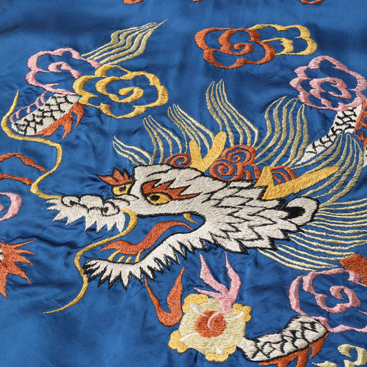 テーラー東洋 Lot No. TT15618-125 / Early 1950s Style Acetate Souvenir Jacket “KOSHO & CO.” Special Edition “WHITE DRAGON” × “WHITE DRAGON”