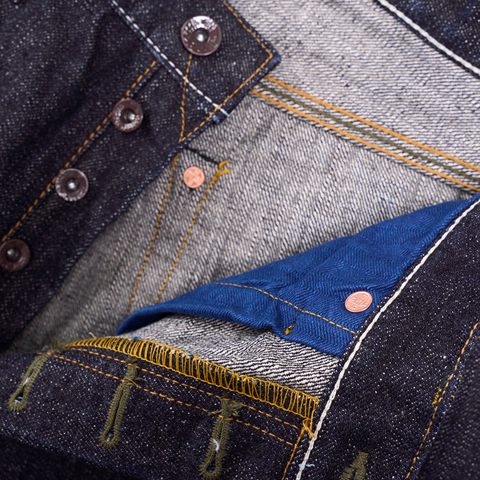 SAMURAI JEANS×UNIQUE JEAN STORE 別注 蝦夷ジーンズ S510VXJ-Ezo TYPE12-NIPOPO 二ポポ17oz 右綾デニム