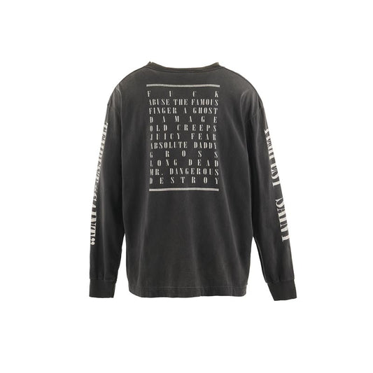 セントマイケル SM-YS1-0000-011 LS TEE / TEMPEST / BLACK メンズ 長袖 プリントTシャツ ロンT バックプリント