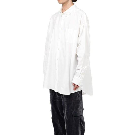 KAMIYA Oversized Oxford Shirt:WHITE