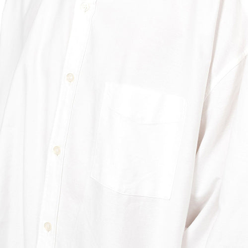 KAMIYA Oversized Oxford Shirt:WHITE