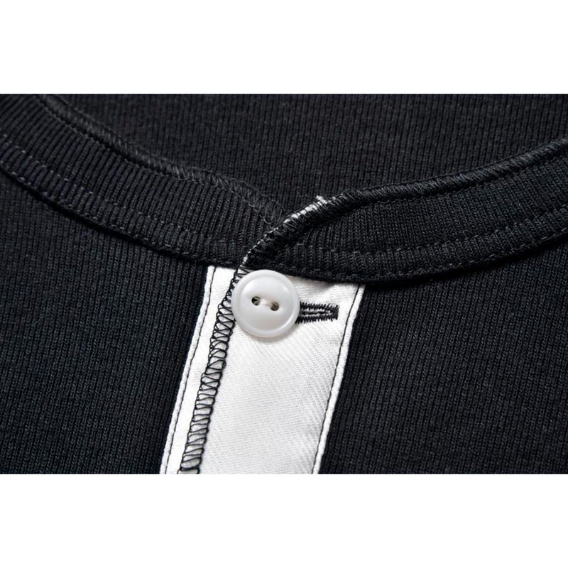 ジョーマッコイ MC23022 UNION HENLEY UNDERSHIRT S/S ブラック / 030 メンズ 半袖 ヘンリーネック Tシャツ カットソー