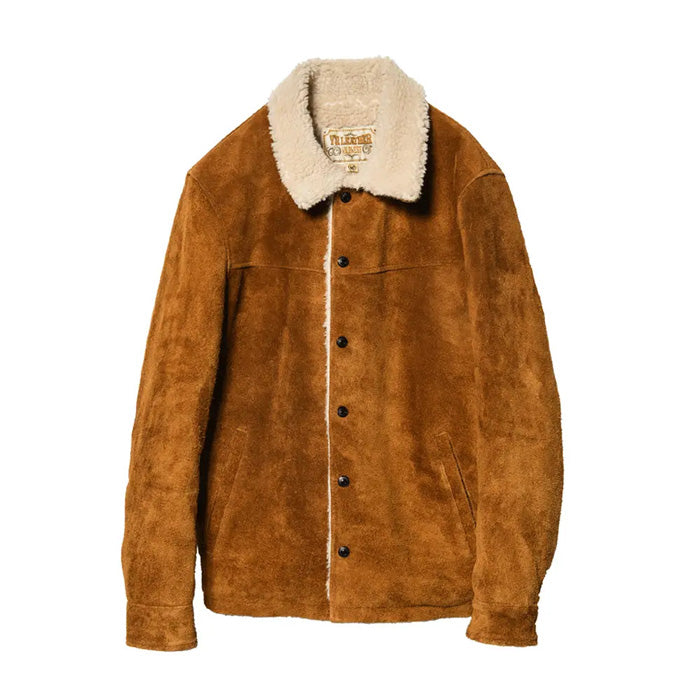 ワイツーレザー WJ-02 STEER SUEDE RANCH COAT ランチコート キャメル メンズ