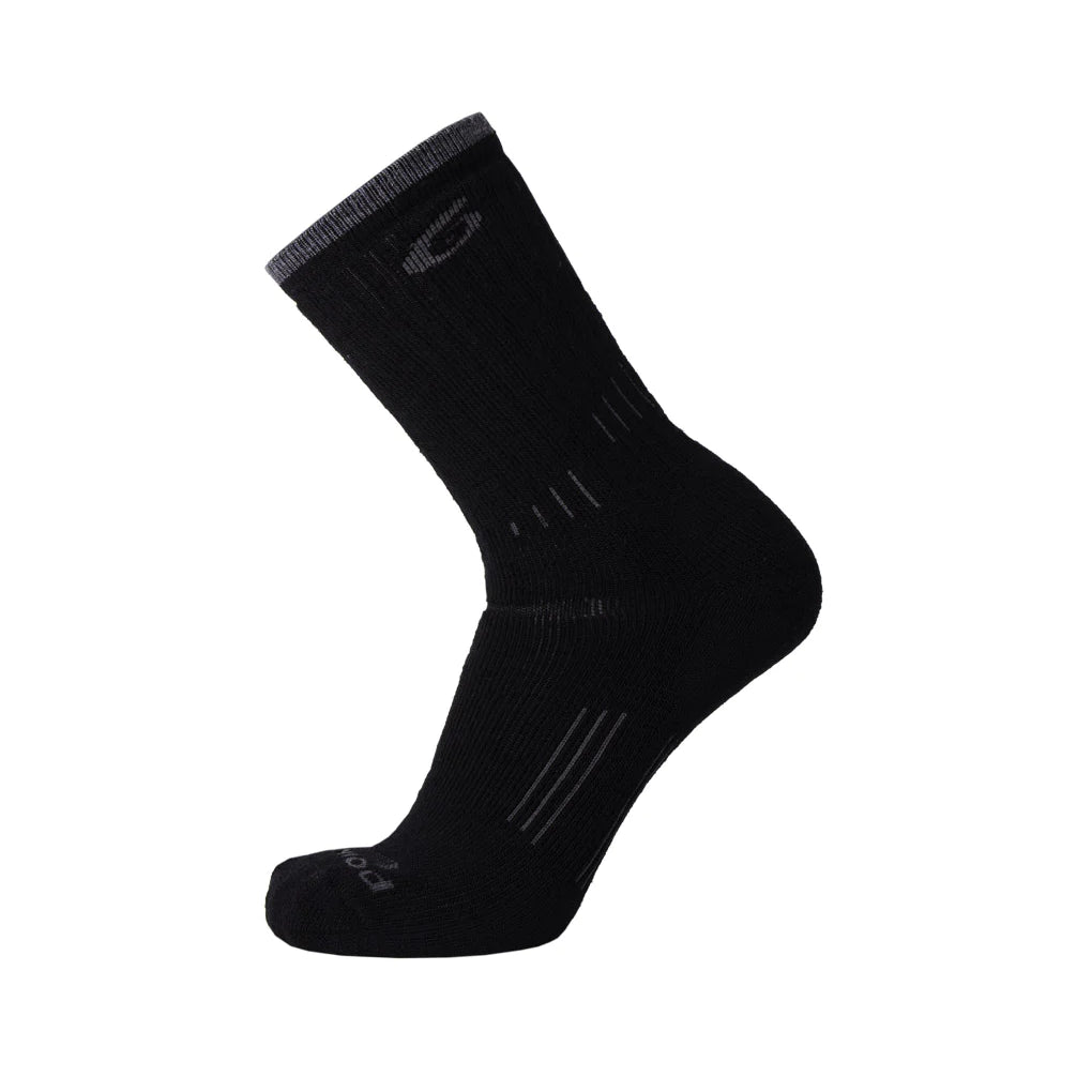 ポイントシックス P62534 Trekking Heavy Crew トレッキングヘビークルー ソックス ブラック