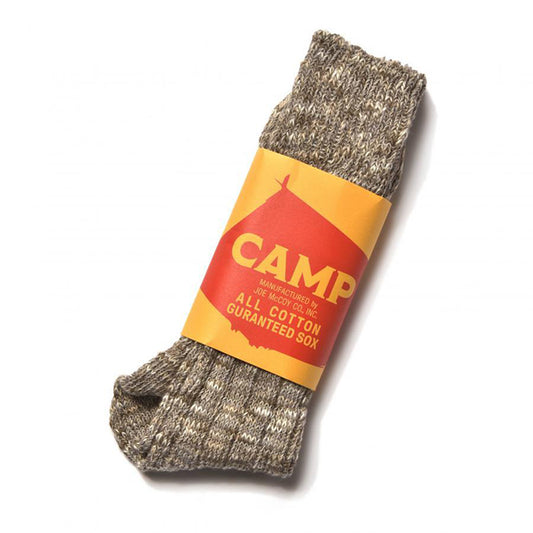 THE REAL McCOY'S,JOE McCOY OUTDOOR SOCKS 'CAMP':O.KHKAI SNOW GRAY