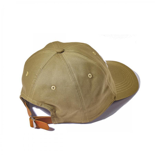 THE REAL McCOY'S LOGO BASEBALL CAP:KHAKI