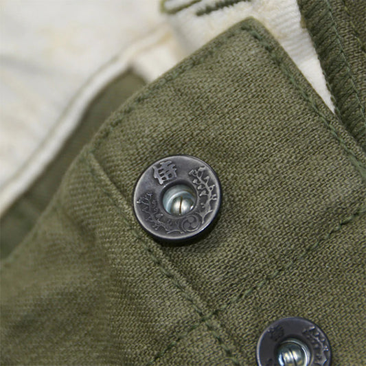 サムライジーンズ SJ42BP ヘビーバックサテントラウザーズ ベイカーパンツ ワンウォッシュ オリーブ