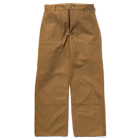 THE REAL McCOY'S(ザ リアルマッコイズ),JOE McCOY(ジョーマッコイ) DOUBLE-KNEE WORK TROUSERS:BROWN BLACK