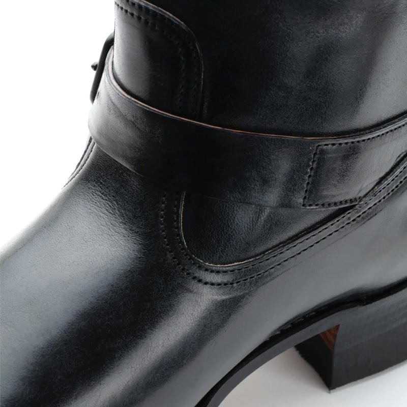 ビルトバック Lot.603 Engineer Boots “The Pioneer” / -Guidi Horsebutt- ブラック メンズ エンジニアブーツ