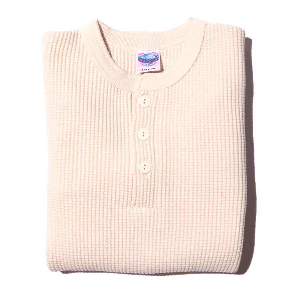 ジェラード AB94236 Mega Thermal Henry Neck メガサーマル ヘンリーネック Tシャツ バニラ メンズ