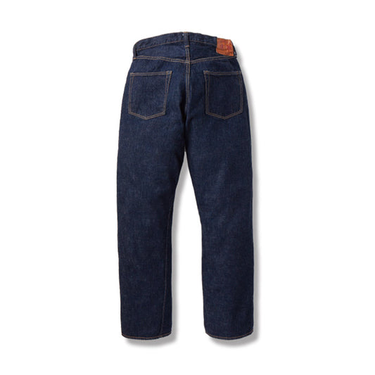 フルカウント No.0105 Wide Denim ジンバブエコットン ワイドデニム ジーンズ ワンウォッシュ メンズ