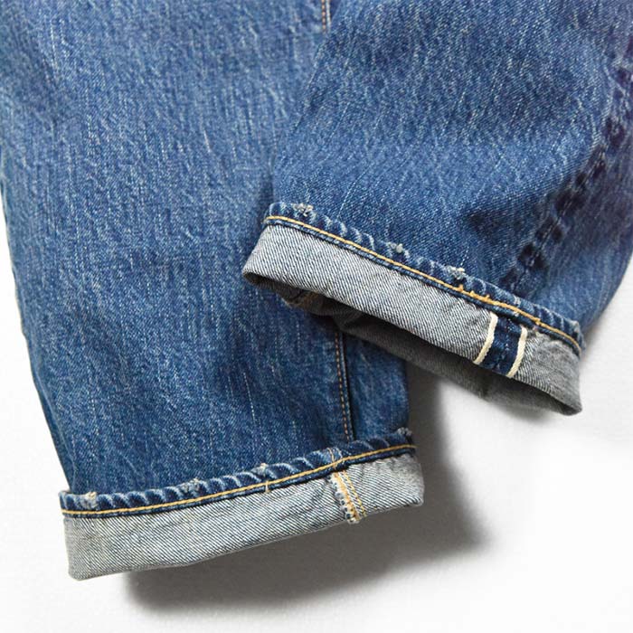フルカウント 1341-0105 Dartford(Wide Denim) ダートフォード ワイド ジーンズ メンズ 13.7oz ジンバブエコットン USED 加工