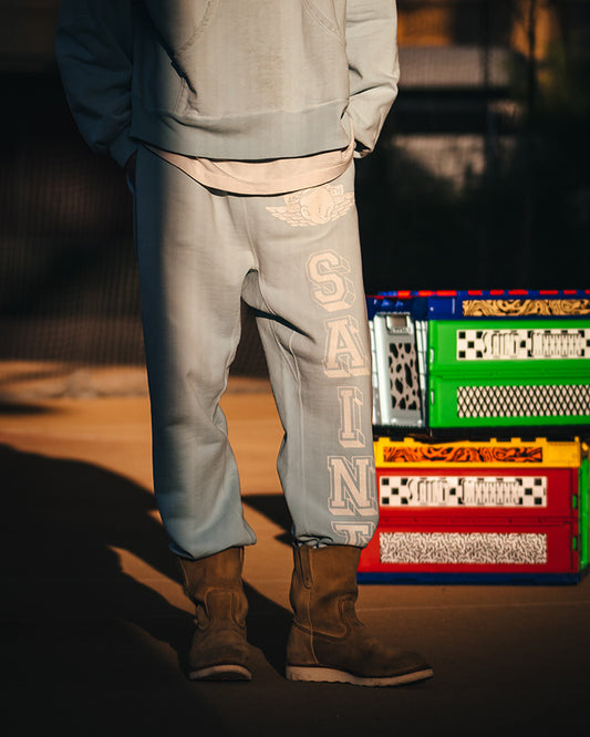 SAINT Mxxxxxx(セントマイケル) SM-MK8-0000-064 / SWT PANTS / BABY MICHAEL / SKY BLUE