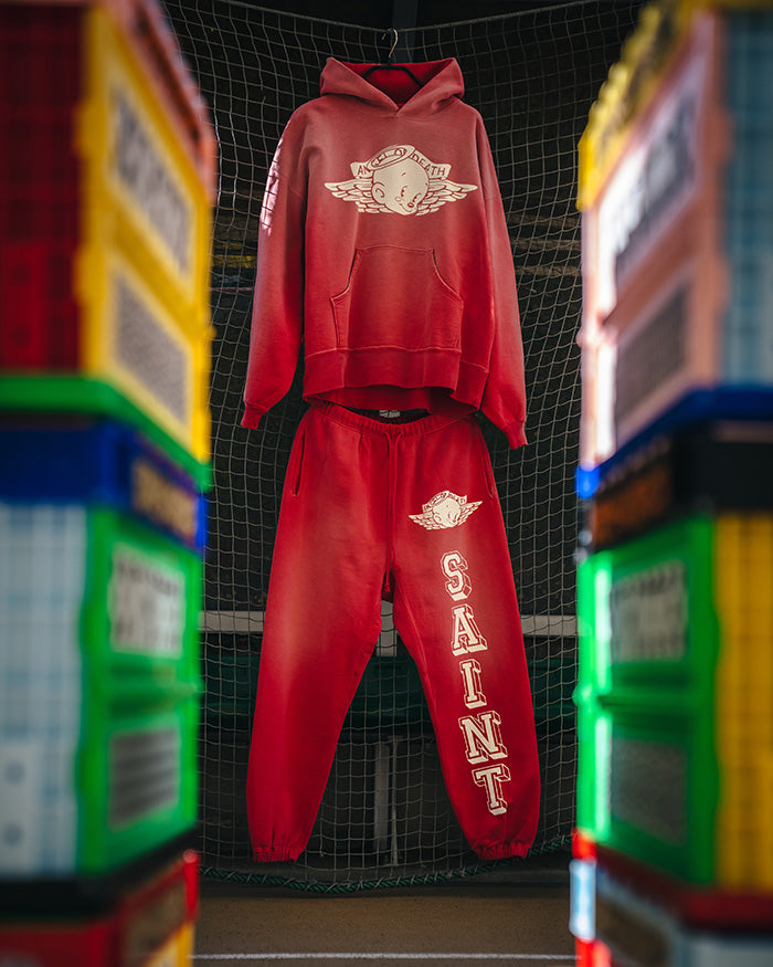 SAINT Mxxxxxx(セントマイケル) SM-MK8-0000-065 / SWT PANTS / BABY MICHAEL / RED