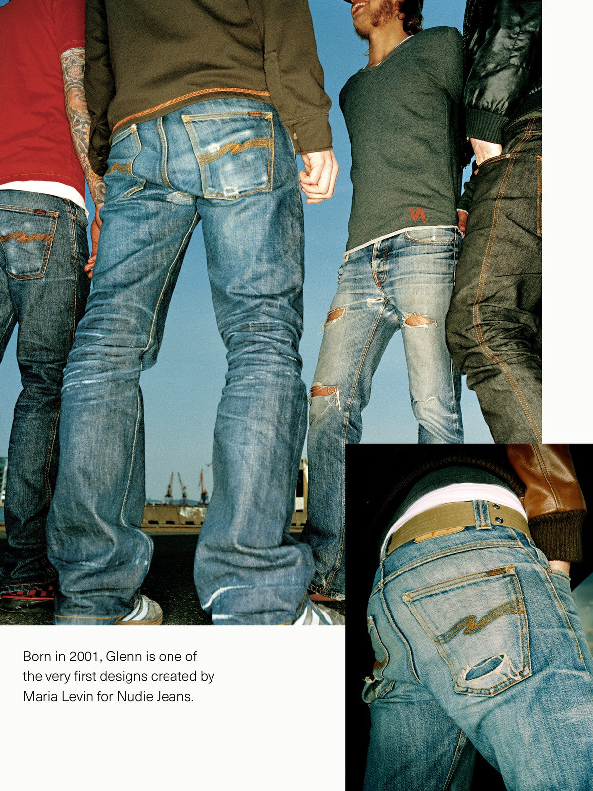 Nudie Jeans(ヌーディージーンズ) Flare Glenn Streaky Worn 61161-1042 フレアグレン ジーンズ