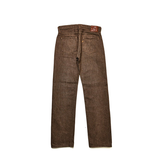 Pure blue japan BR-14oz-003 14oz Brown Selvedge Denim - Regular Straight