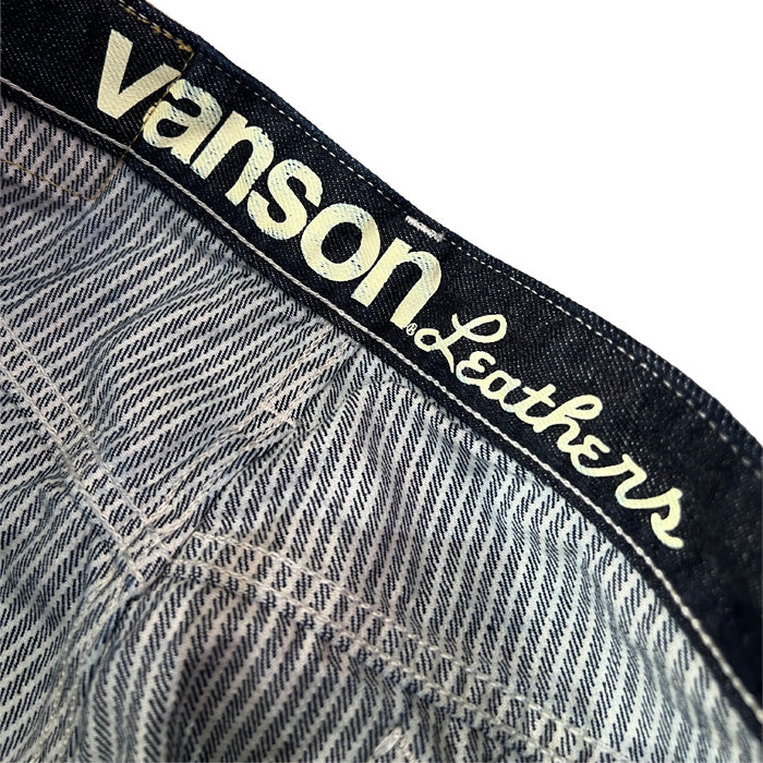 VANSON NVBL-404 WORK PANTS ダックワークパンツ ヒッコリー