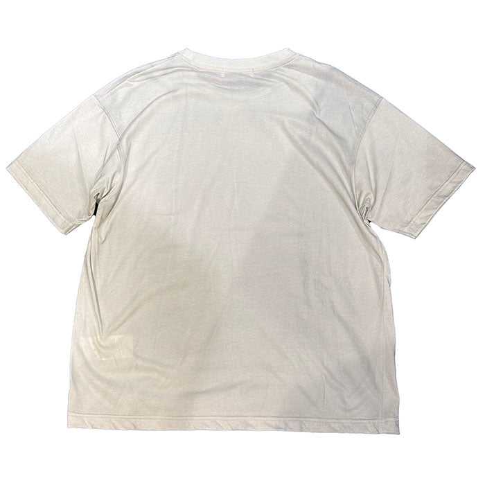 TOLQ(トルク)Trompe l'oeil Schletter T-shirts (S/S)26-2504:White