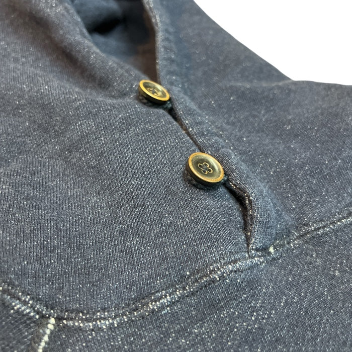 Pure blue japan 5410-ID 5410-IDBK Yarn Dyed Indigo Hoodie