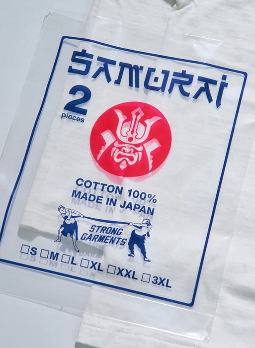 SAMURAI JEANS(サムライジーンズ) 2PST-01 無地クルーネック2パックTシャツ White Black Navy Olive
