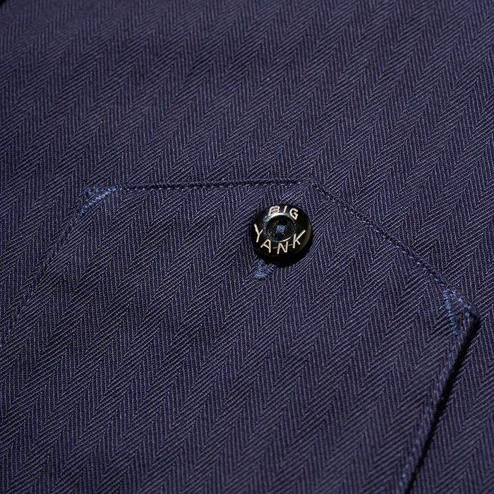 BIG YANK(ビッグヤンク)Y1944 HBT SHIRT:NAVY