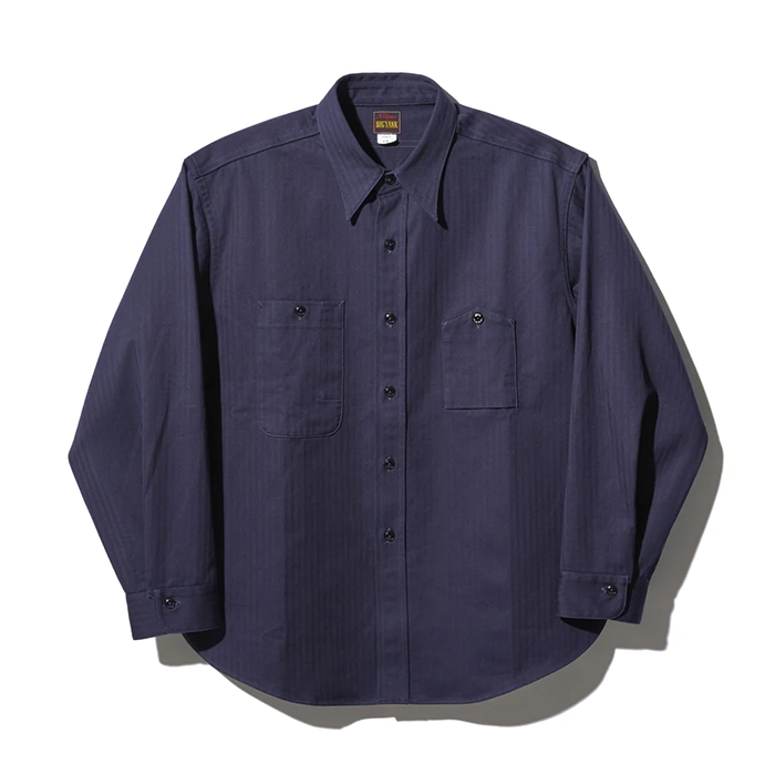 BIG YANK(ビッグヤンク)Y1944 HBT SHIRT:NAVY – UNIQUE＆SON'S