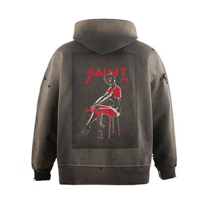 SAINT Mxxxxxx SM-HR1-0000-054 / HOODIE / SAINT CELEBRATION / BLACK