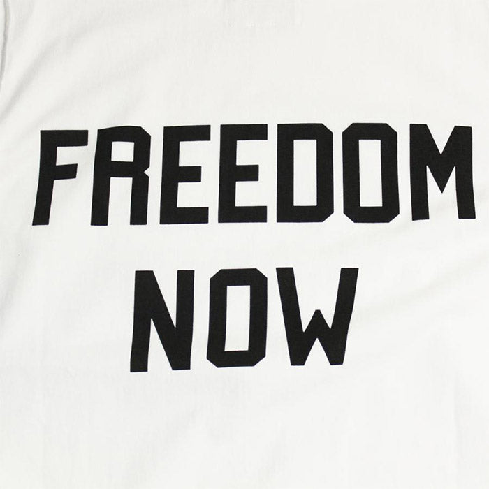 フルカウント 5007 Freedom Now プリントTシャツ White