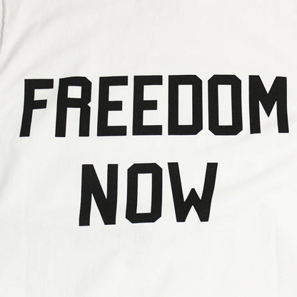 フルカウント 5007 Freedom Now プリントTシャツ White