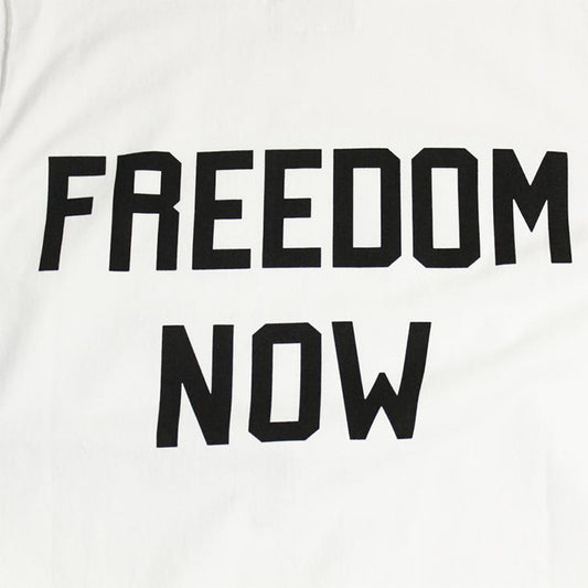 フルカウント 5007 Freedom Now プリントTシャツ White