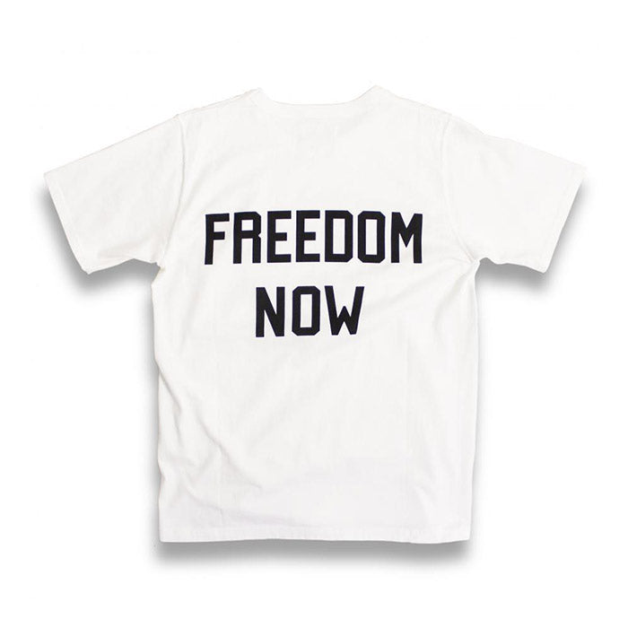 フルカウント 5007 Freedom Now プリントTシャツ White