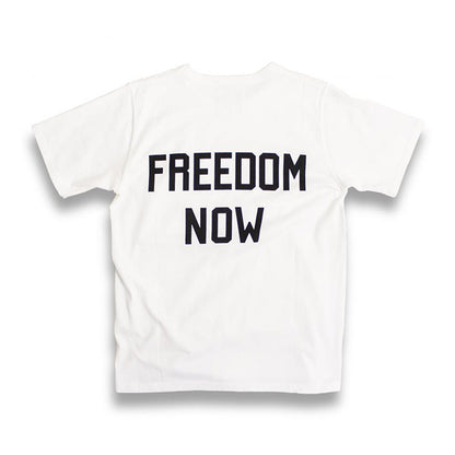 フルカウント 5007 Freedom Now プリントTシャツ White