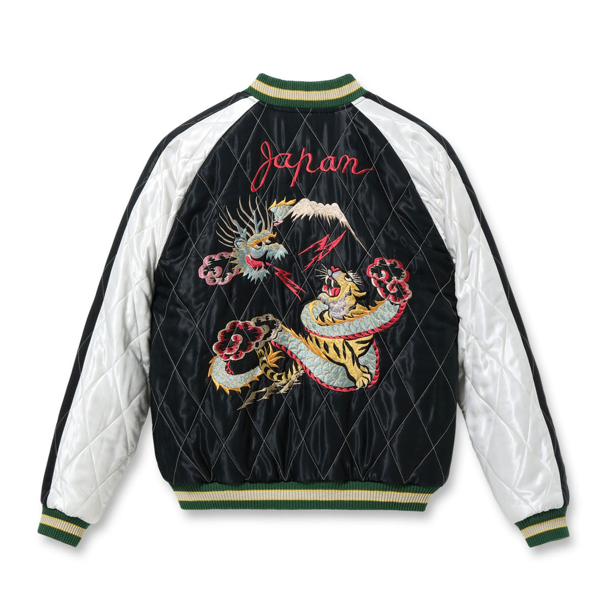 テーラー東洋 Lot No. TT15666-119 / Mid 1950s Style Velveteen Souvenir Jacket “SPIDERWEB, SNAKE & SKULL” × “DRAGON & TIGER”