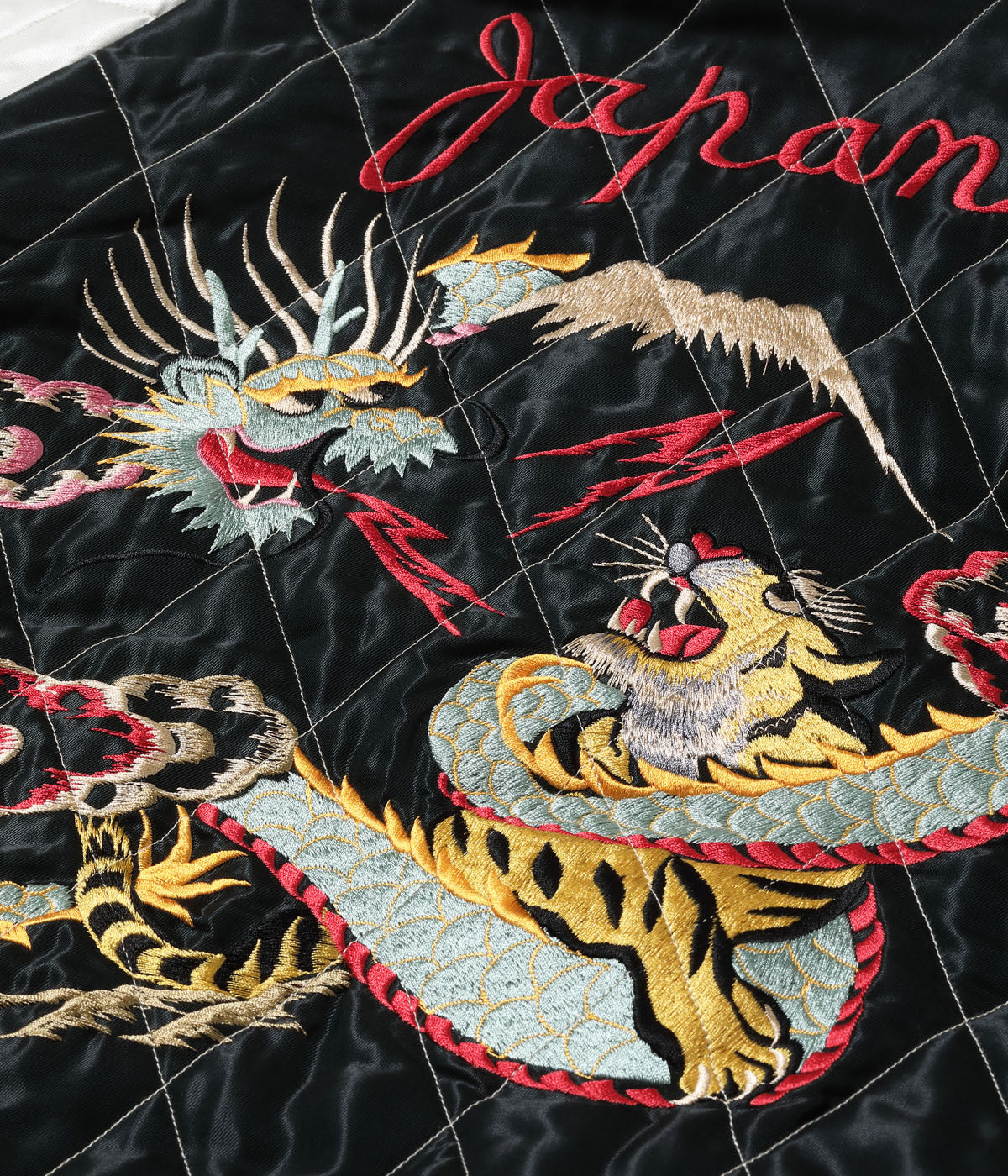 テーラー東洋 Lot No. TT15666-119 / Mid 1950s Style Velveteen Souvenir Jacket “SPIDERWEB, SNAKE & SKULL” × “DRAGON & TIGER”