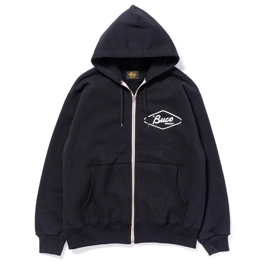 ブコ BC23102 BUCO F/Z PARKA / ENGINEER ブラック×ホワイト 301 メンズ ジップパーカー