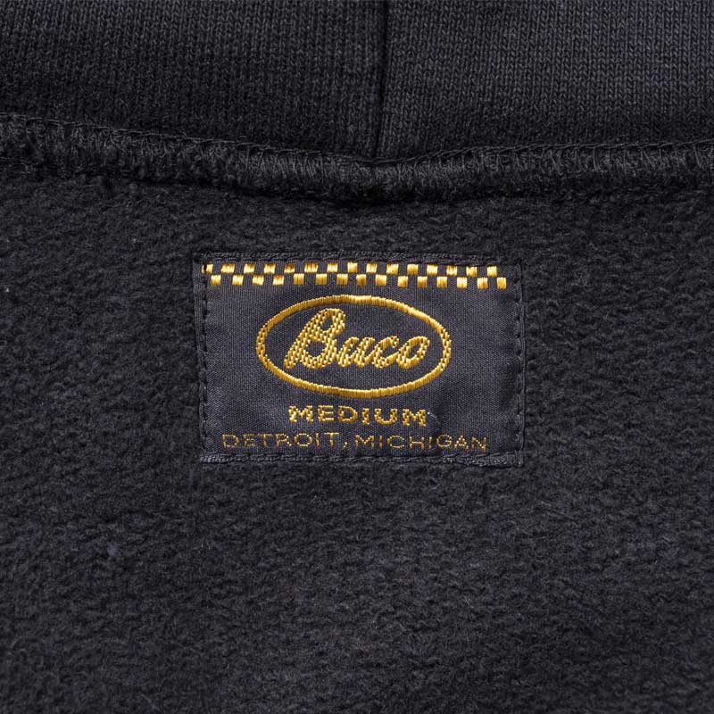ブコ BC23102 BUCO F/Z PARKA / ENGINEER ブラック×ホワイト 301 メンズ ジップパーカー