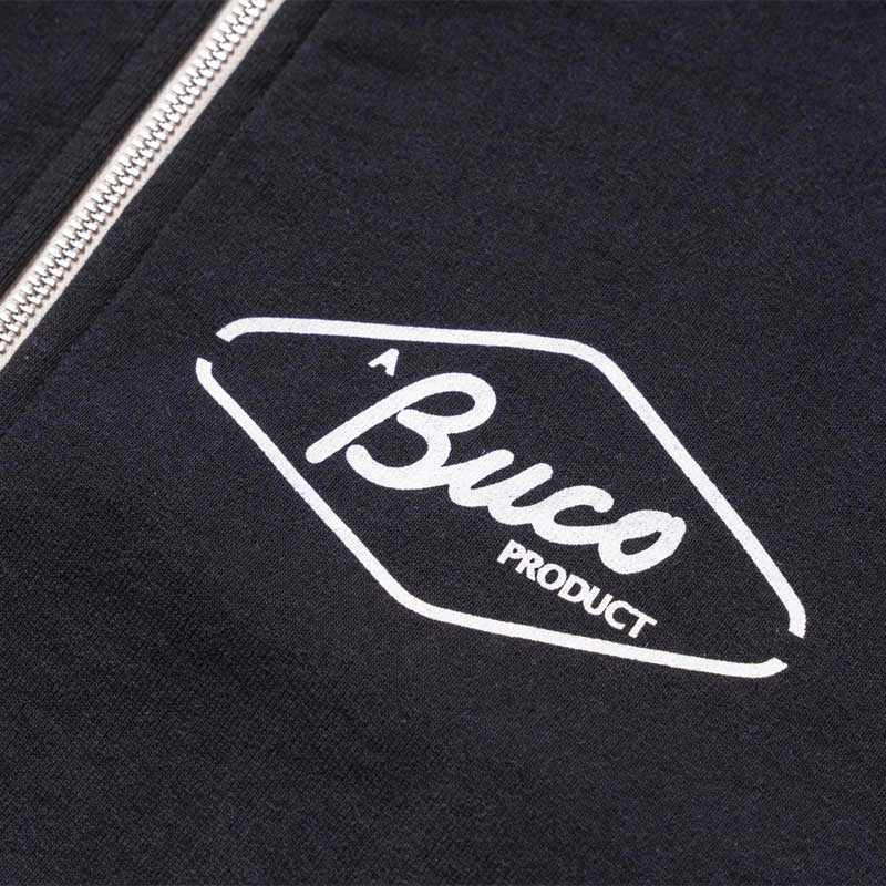 ブコ BC23102 BUCO F/Z PARKA / ENGINEER ブラック×ホワイト 301 メンズ ジップパーカー