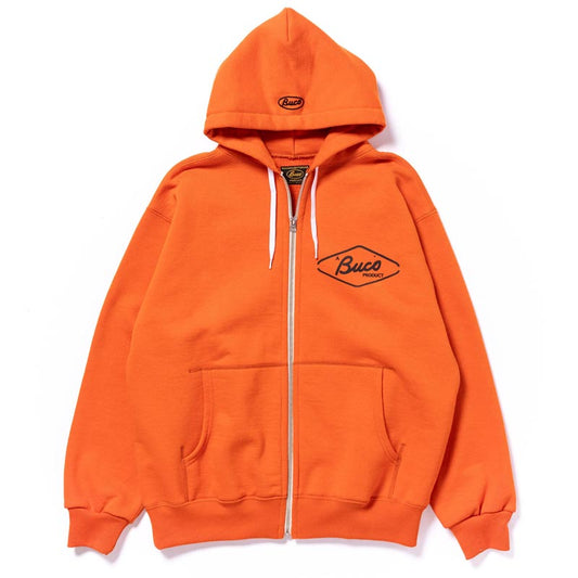 ブコ BC23102 BUCO F/Z PARKA / ENGINEER オレンジ×ブラック 307 メンズ ジップパーカー