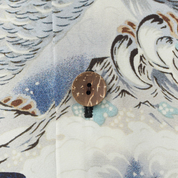 サンサーフ Lot No. SS38850 SUN SURF SPECIAL EDITION “一富士二鷹三茄子 EAGLE & Mt. FUJI” 128 ネイビー アロハシャツ