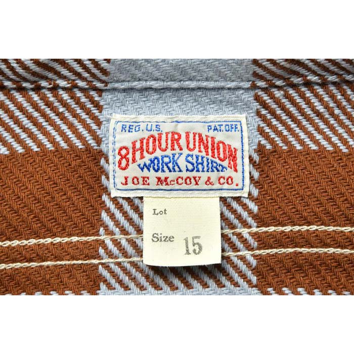 ジョーマッコイ MS22104 8HU BUFFALO CHECK FLANNEL SHIRT バファローチェックフランネルシャツ 長袖シャツ ブラウン